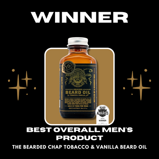 Sensational Victory: The Bearded Chap Dominates the 2023 Men's Products Awards Scene!