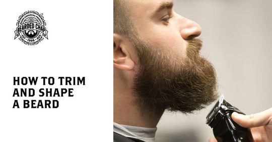 how to trim and shape a beard