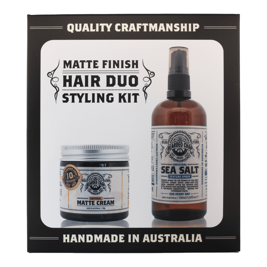 The Bearded Chap Matte Finish Hair Duo Styling Kit