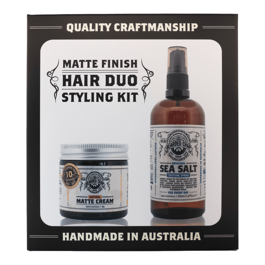 The Bearded Chap Matte Finish Hair Duo Styling Kit