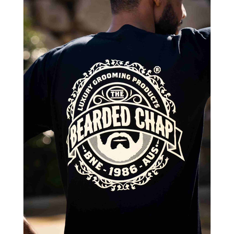 The Bearded Chap 10th anniversary Trademark Tee Back 