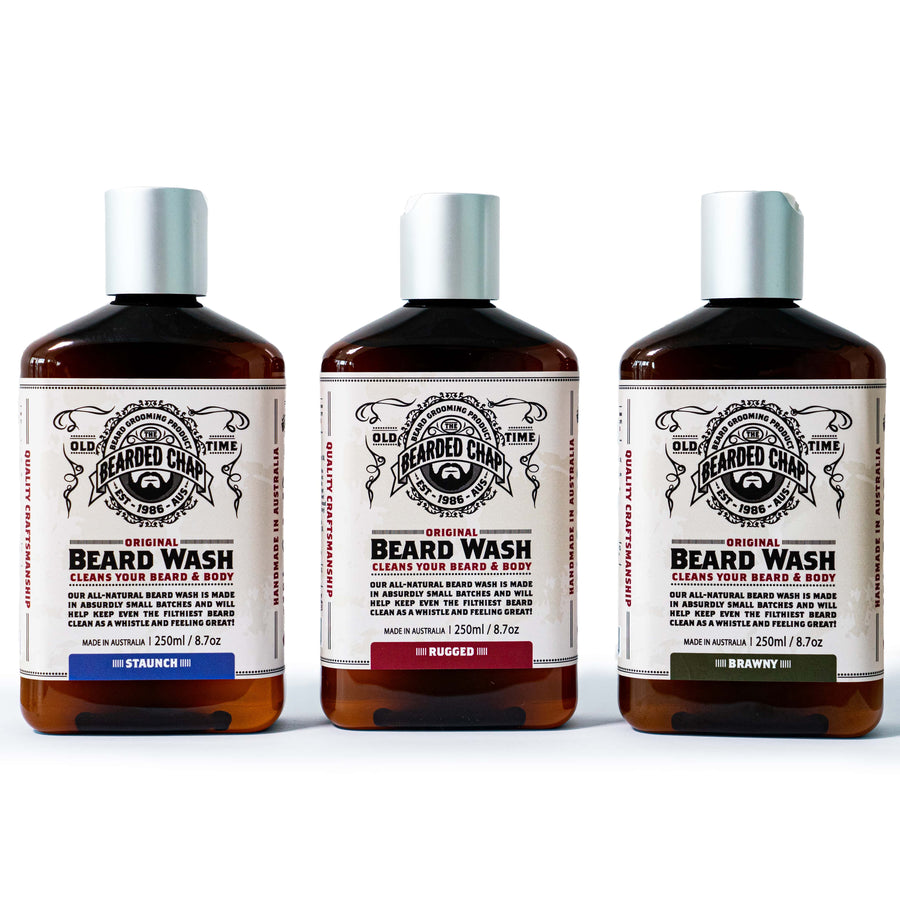 the bearded chap beard wash bundle