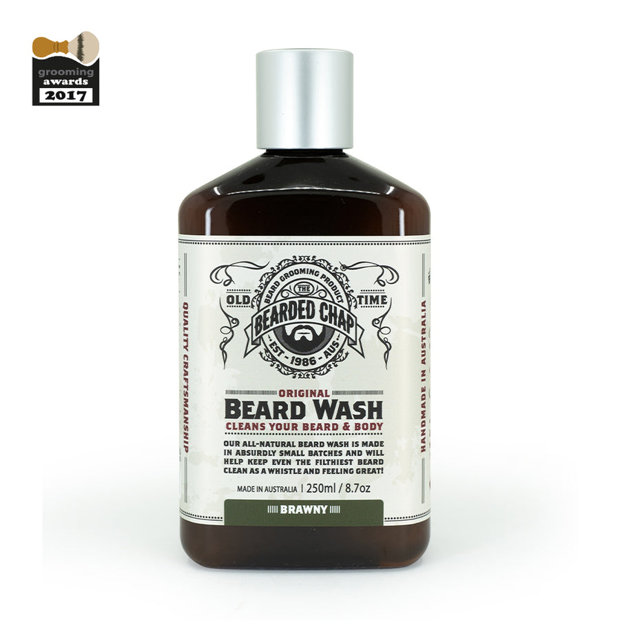 Brawny Original Beard Wash - The Bearded Chap Australian made grooming products