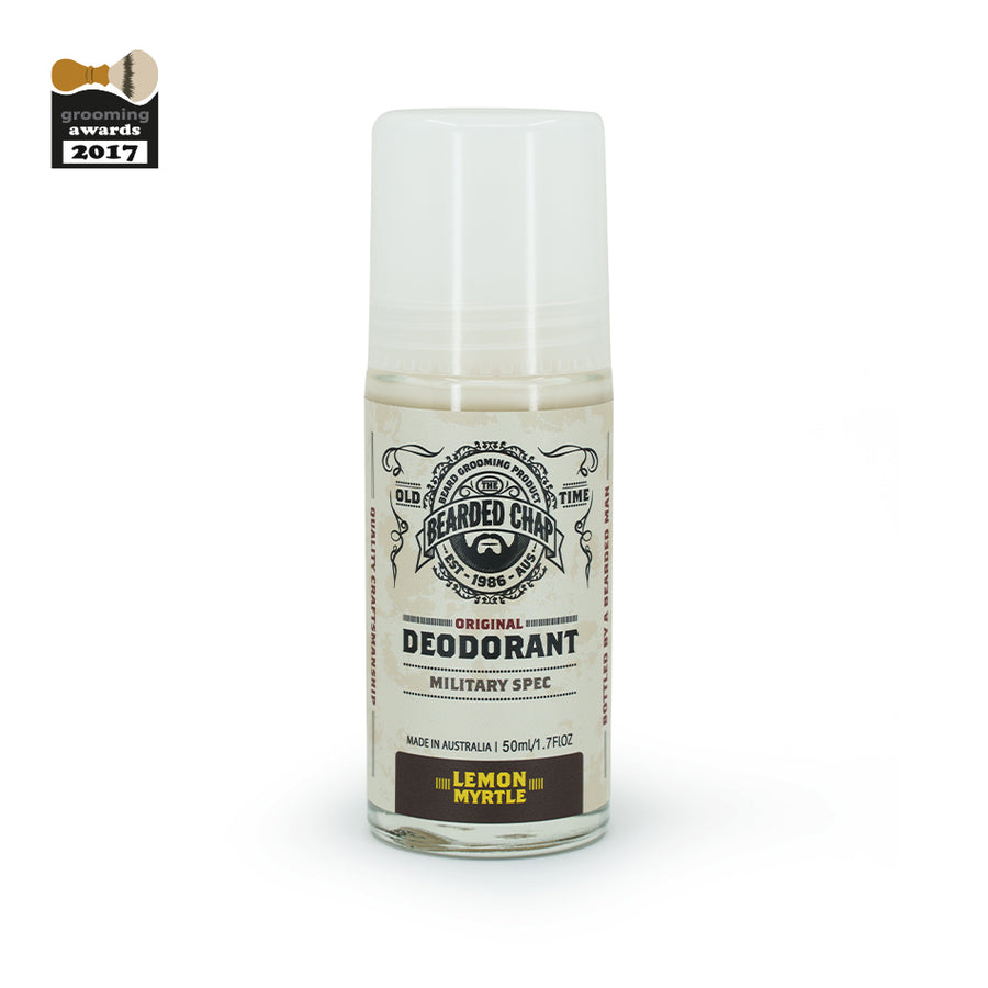 Lemon Myrtle Deodorant - The Bearded Chap Australian made grooming products