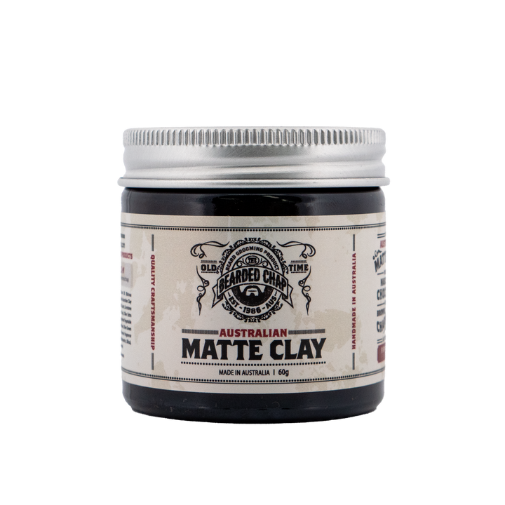 The Bearded Chap Australian Matte Clay hair Pomade. 