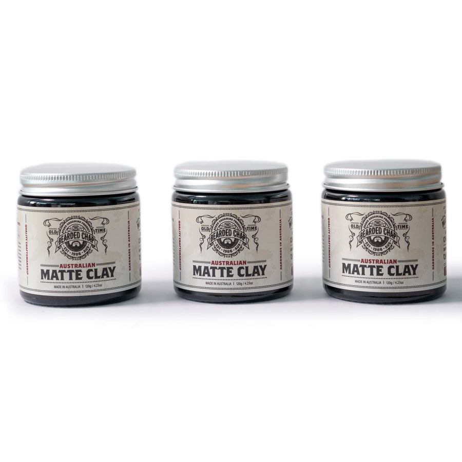 The Bearded Chap Australian Matte Clay 3 pack