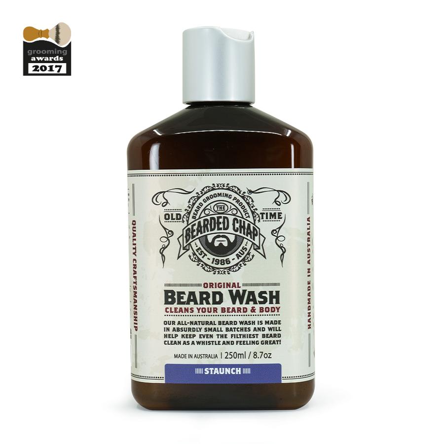 the bearded chap staunch beard wash 250ml